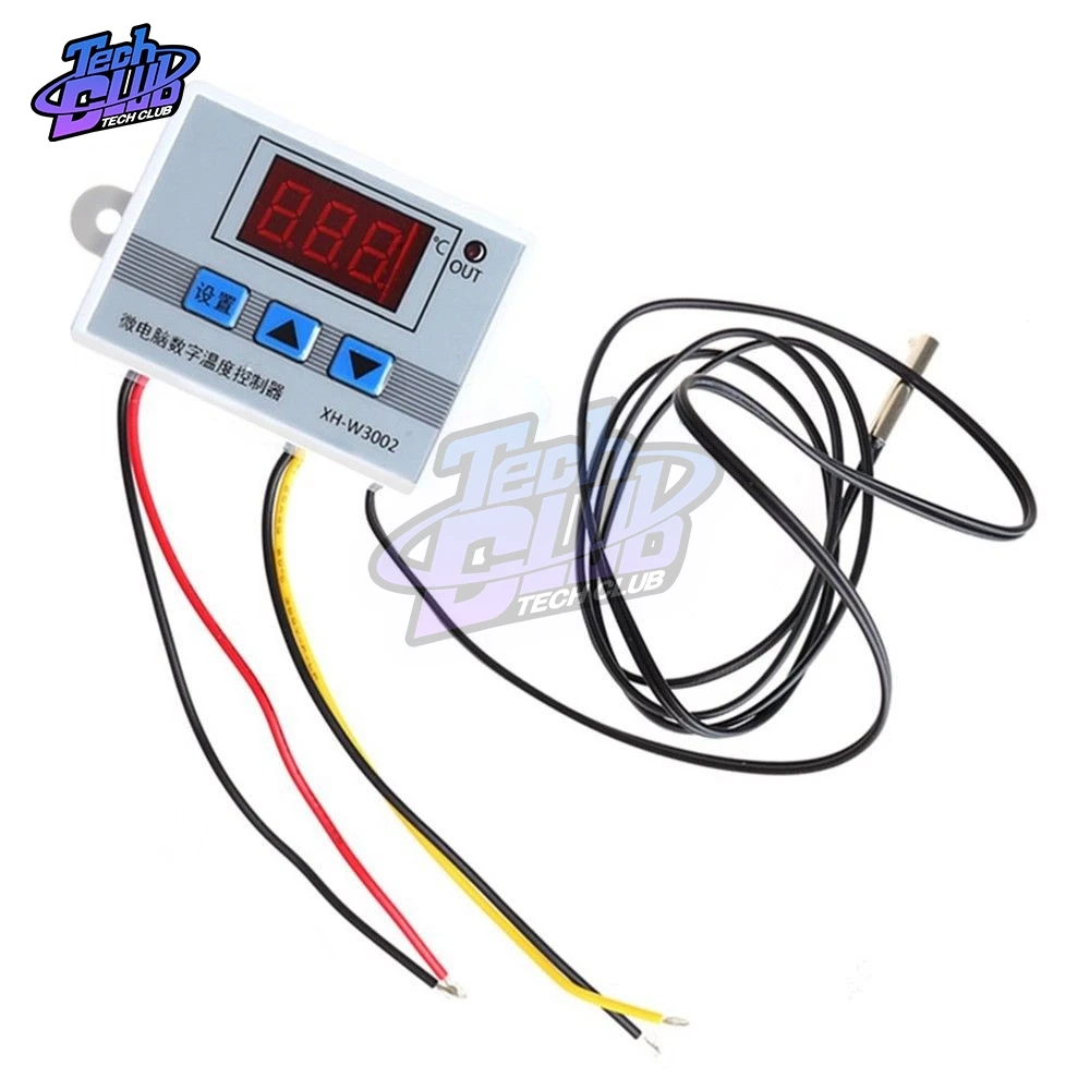 

DC 12V 24V AC 110V-220V W3002 Digital LED Temperature Controller 10A Professional Thermostat Regulator XH-3002