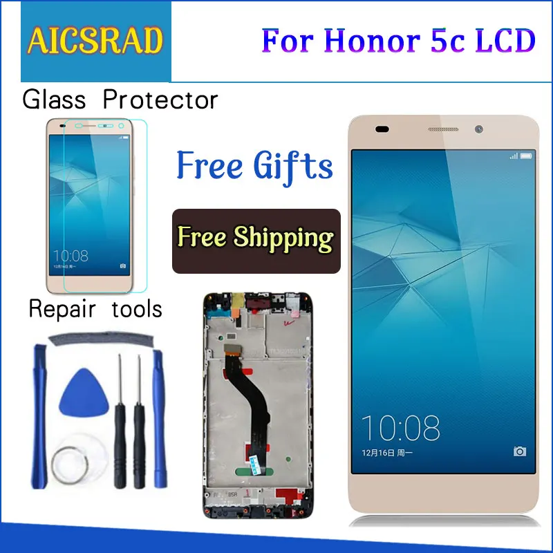 AICSRAD для huawei Honor 5c NEM-TL00H NEM-UL10 NEM-L22 NMO-L23 NEM-L51 ЖК-дисплей Дисплей+ кодирующий преобразователь сенсорного экрана в сборе