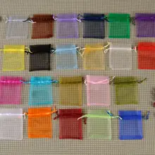 Новинка,, 5x7 см, 7x9, 9x12, 10x15 см, 50 шт., сумки из органзы для конфет, подарочная упаковка для ювелирных изделий, упаковка для свадебного подарка и сумки