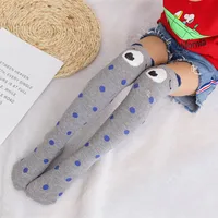 2019 Cartoon Cute Kids Socks Bear Animal Baby Cotton Socks Knee High Long LegWarmers Cute Socks Boy Girl Children socks 3-12 Y 2