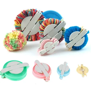 

38mm/48mm/68mm/88mm 4 Szie Weave Tool New Pompom Maker Fluff Ball Making Machine Knitting Needles DIY Sewing Tools Needle Craft