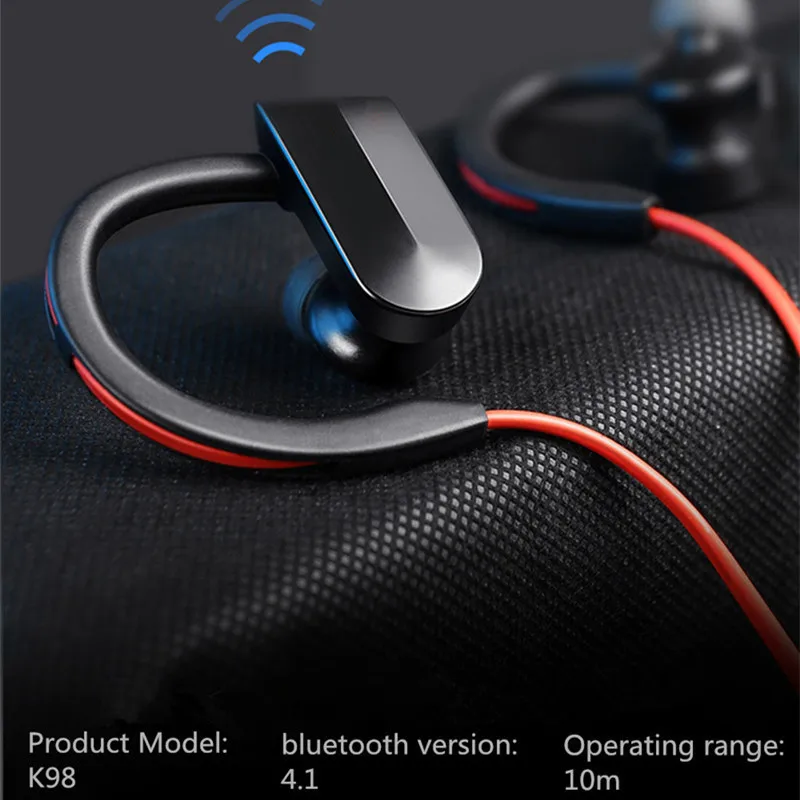 Спортивные Bluetooth наушники беспроводные гарнитура водонепроницаемая