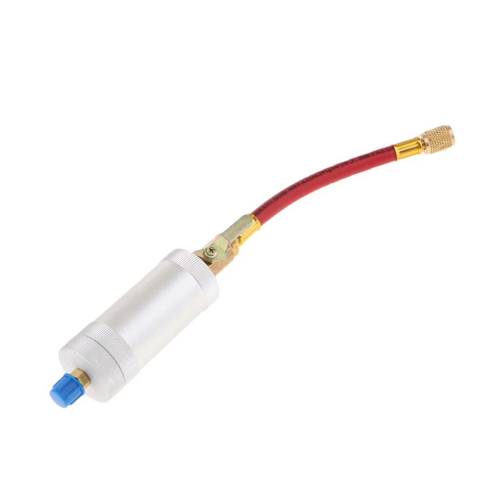 Auto Car AC R134A R12 R22 Refrigerant 1/4SAE Oil and Dye Injector Tool