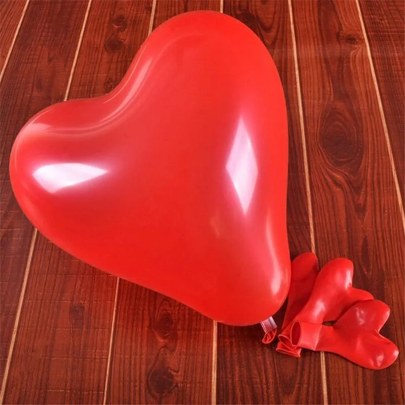 10 шт./лот 12 дюймовые красные латексные воздушные шары Love гелиевые на День святого