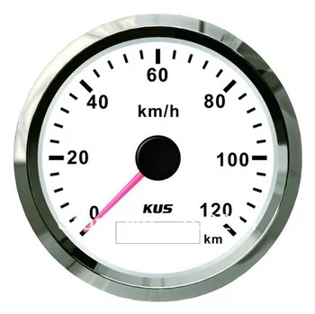 

KUS DN85mm white / black GPS speedometer 0-120KMH for car, truck ,motorcycle (PN: KY08121 / KY08024)