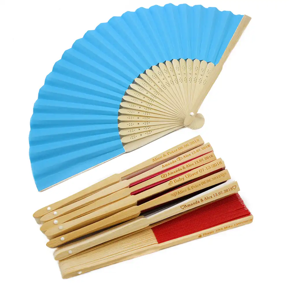 fans for outdoor wedding