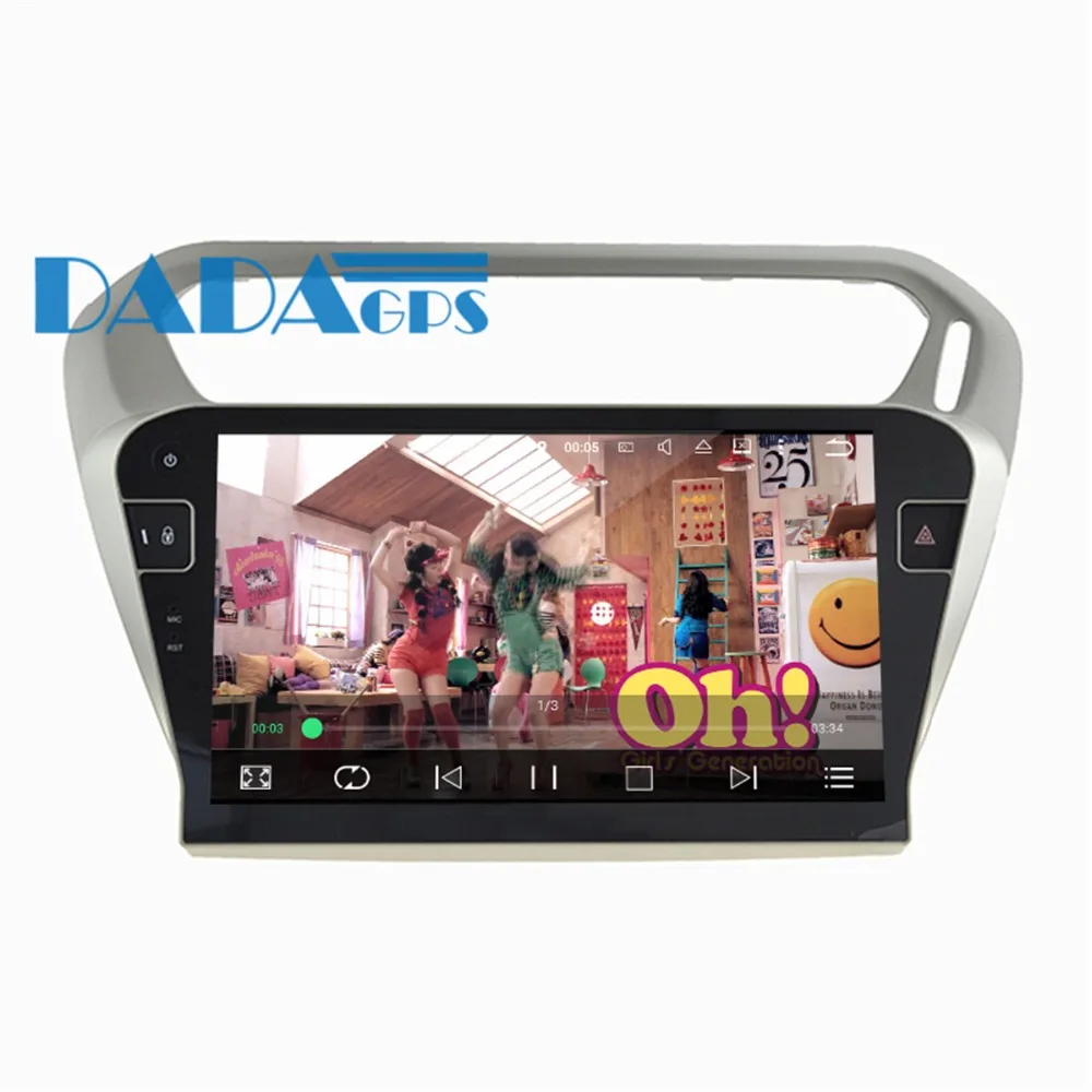 Excellent Newest Android8.0 4GB Car DVD player For PEUGEOT 301 For Citroen Elysee 2014-2017 GPS Navigation Multimedia Stereo Vehicle Radio 2
