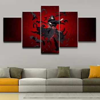 

Canvas Prints Painting Wall Art 5 Panel Naruto Character Spot Posters Modern For Living Room Home Decoration Modular Pictures