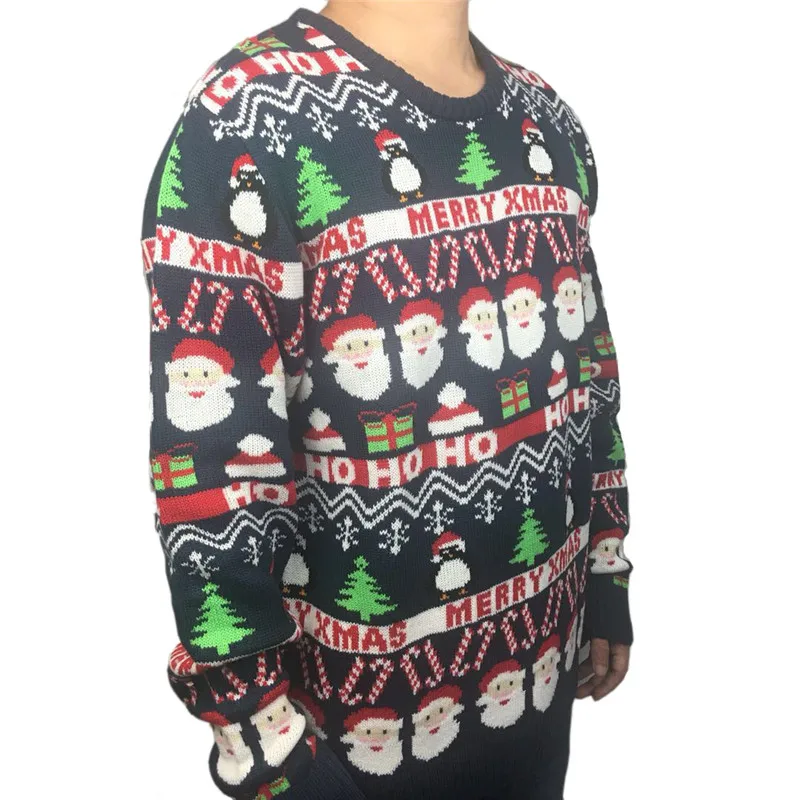 Funny Knit Ugly Christmas Sweater for Men Cute Christmas Party Knitted Men's Ugly Christmas Sweaters Plus Size Funny Knit Ugly Christmas Sweater for Men Cute Christmas Party Knitted Men's Ugly Christmas Sweaters Plus Size