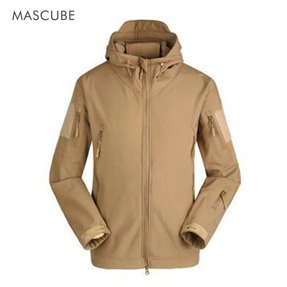 

High Quality Outdoor Military Climbing Warm Fleece Softshell Jacket Men Leisure Mountaineering Windproof Sports Army Clothing