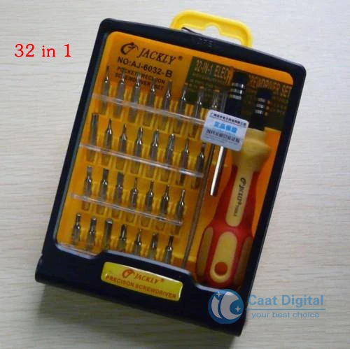 

High quality ! 33 in 1 set Micro Pocket Precision Screwdriver Kit Magnetic Screwdriver cell phone tool repair box,