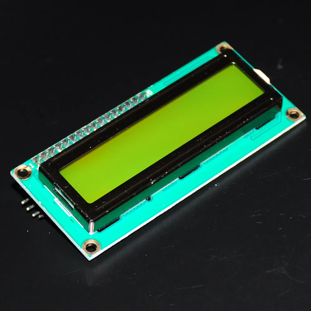 

1602 Yellow-green Backlight LCD Display For Arduino 16x2 HD44780 Character LCD IIC I2C W/Serial Interface Adapter Board UNO Nano