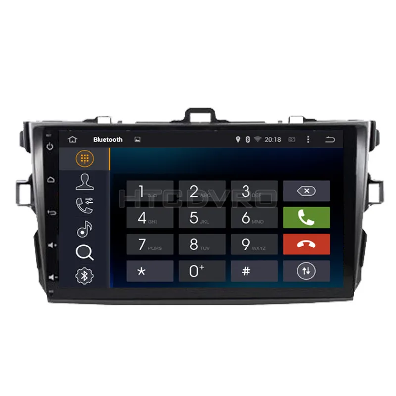 Cheap YMODVHT 9inch Octa Core 4GB+32GB Android 9.0 Car DVD Player for Toyota Corolla 2007-2010 2011 2012 Radio Stereo GPS Navigation 4