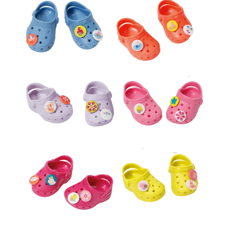 43cm baby born zapf shoes Doll accessories yellow shoes fit 43cm Baby Born zapf Children best