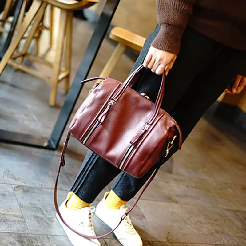 AETOO Simple practical head-layer cowhide pillow bag, leather hundred-hand-held oblique cross woman bag