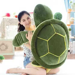 Мягкие плюшевые игрушки большой 100 см мультфильм Зеленый черепаха плюшевые игрушки черепаха мягкая подушка подарок на день рождения b1235