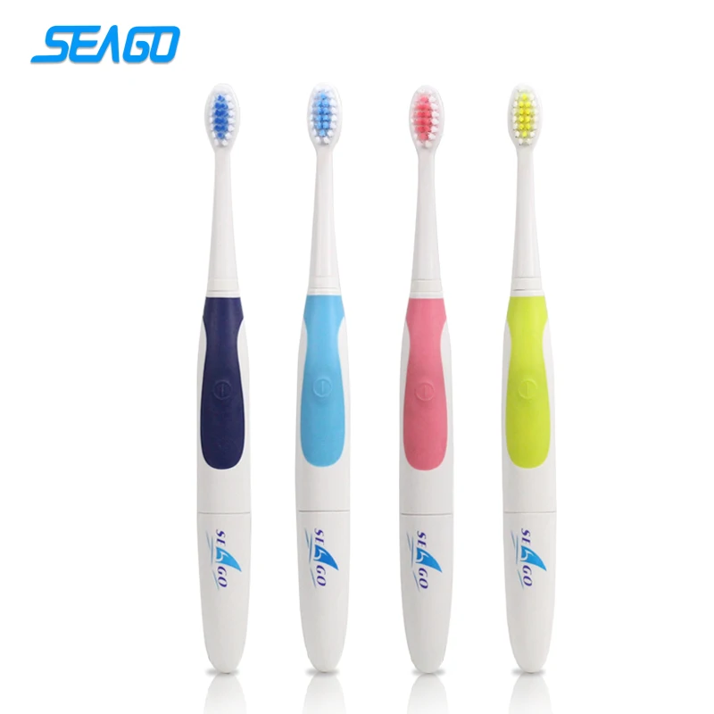 

SEAGO Sonic Electric Toothbrushes Electronic Slim Non-slip Design Tooth Brushes Tongue Cleaning 1 Toothbrush+3 Brush Head SG920