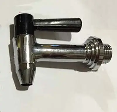 M18x1.5mm Мужская резьба хромированная латунная Кофеварка кран горячий напиток разгрузочный клапан кран кофейник горячий напиток часть