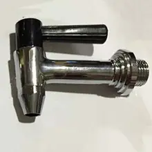 M18x1.5mm Мужская резьба хромированная латунная Кофеварка кран горячий напиток разгрузочный клапан кран кофейник горячий напиток часть