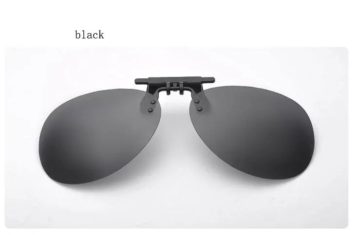 Ralferty, зеркальные поляризационные солнцезащитные очки для пилота, мужские солнцезащитные очки с линзами для ночного видения, солнцезащитные очки с откидывающейся застежкой, уличные очки - Цвет линз: Черный