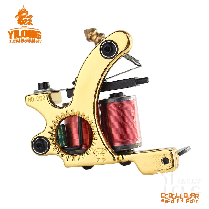 

Tattoo Machine 10 Wrap Coil Light Weight Tattoo Gun for Beginner Imitating Sunshine Coil Machine