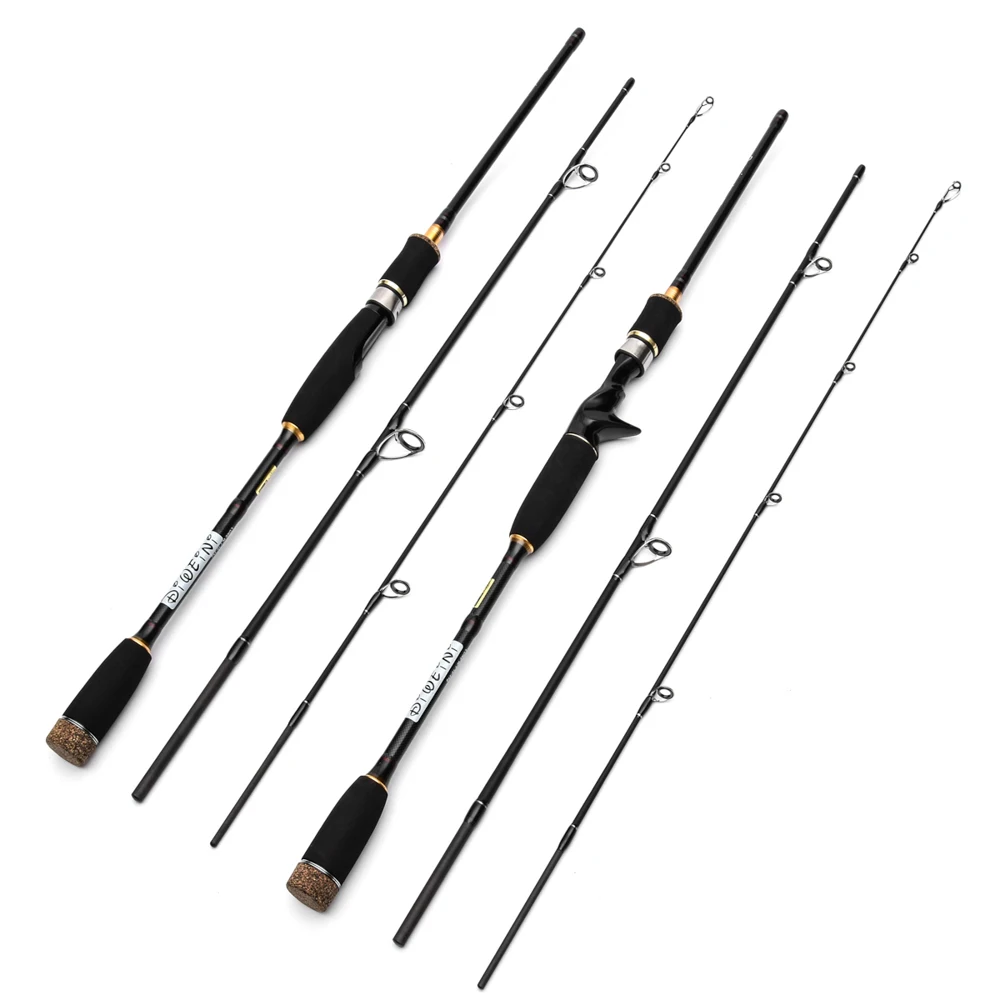

3-4 Sections 1.8m-3.0m 100% Carbon Spinning Fishing Rod 12-25lb Line Wt.Travel Rod Casting Fishing Pole Saltwater Rod Lure Rods