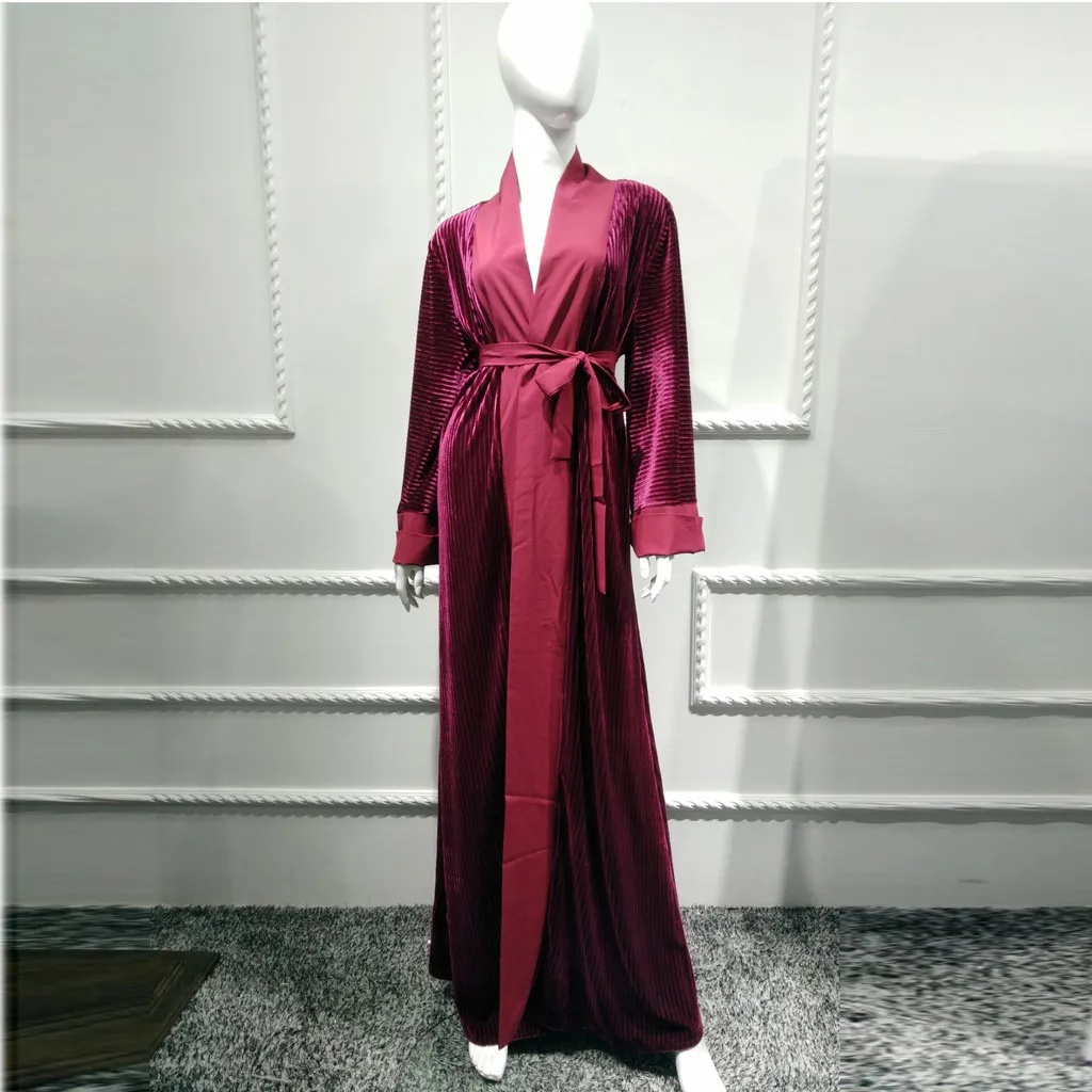 Исламская Абая платья Для женщин арабское Платье Мусульманских Для женщин Летняя Черная кружевная Цветочная вышивка элегантное женское