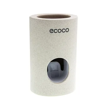 

High Quality Convenient Toothpaste Beige Toothpaste Storage Rack Fresh Style Storage Box Family Bathroom Storage Gadget