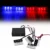 4×3 LED Mini Car Griglia Anteriore Luci Stroboscopiche Testa truck Auto Grille Deck Lampeggiante Di Emergenza avvertimento luci di Sicurezza lampada di segnalazione