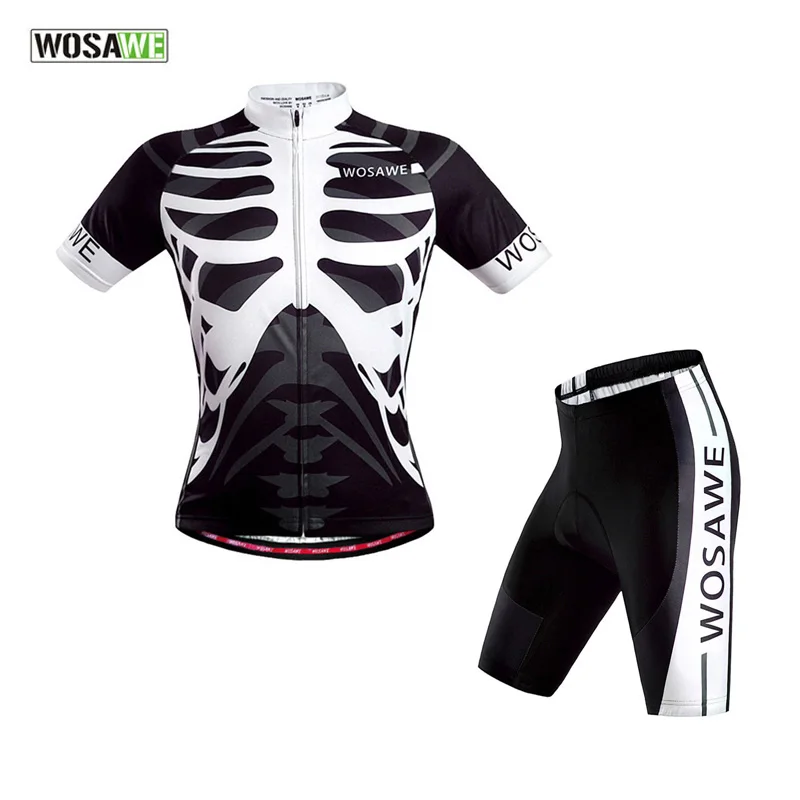 Beli WOSAWE Bersepeda Set Pendek Pria Wanita Musim Panas Lengan Pendek Sepeda T Shirt 4D Gel Padded Bernapas Balap Olahraga Pakaian Online WOSAWE Bersepeda Set Pendek Pria Wanita Musim Panas Lengan Pendek Sepeda T Shirt 4D Gel Padded Bernapas Balap Olahraga Pakaian