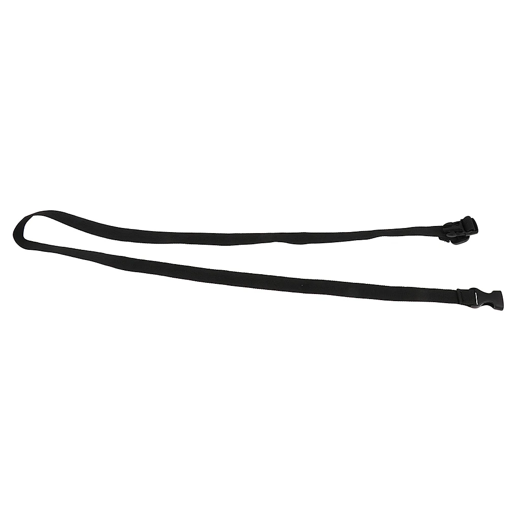 Replacement Rock Climbing Chalk Bag Adjustable Nylon Waist Belt Strap with Clip Buckle 118 x 1.8cm