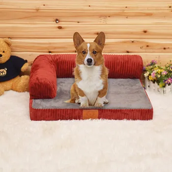 

Transer 2019 TOP Cute Dog House Pet Bed Sofa Cat Kennel Indoor Puppy Mat Cave Pet Supplies New 12.26
