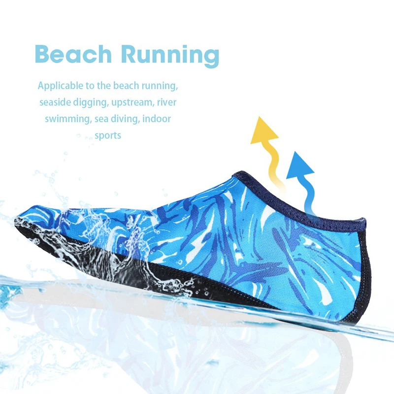 السباحة أحذية جوارب الغوص زعانف الغوص للأطفال الرجال النساء اليوغا الرقص تصفح الرياضات المائية الشاطئ الأحذية عدم الانزلاق سريعة الجافة