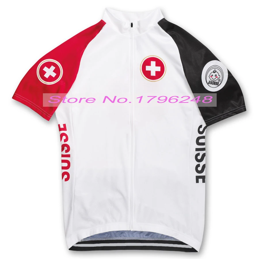 NEW 2017 JIASHUO Customized Classical SUISSE Switzerland RACE Team