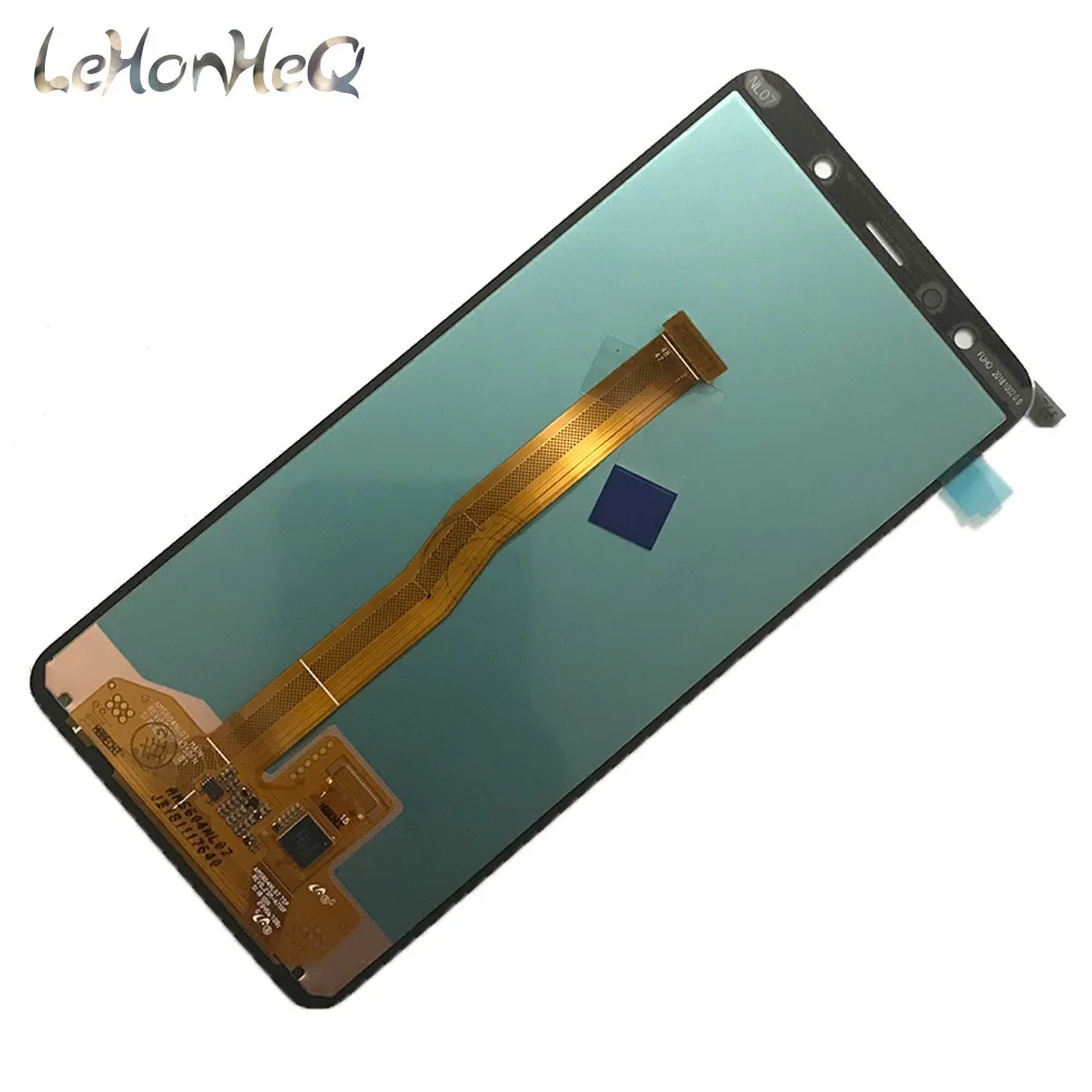 5 шт./лот AMOLED lcd для samsung Galaxy A7 2018 A750 A750G дисплей кодирующий преобразователь