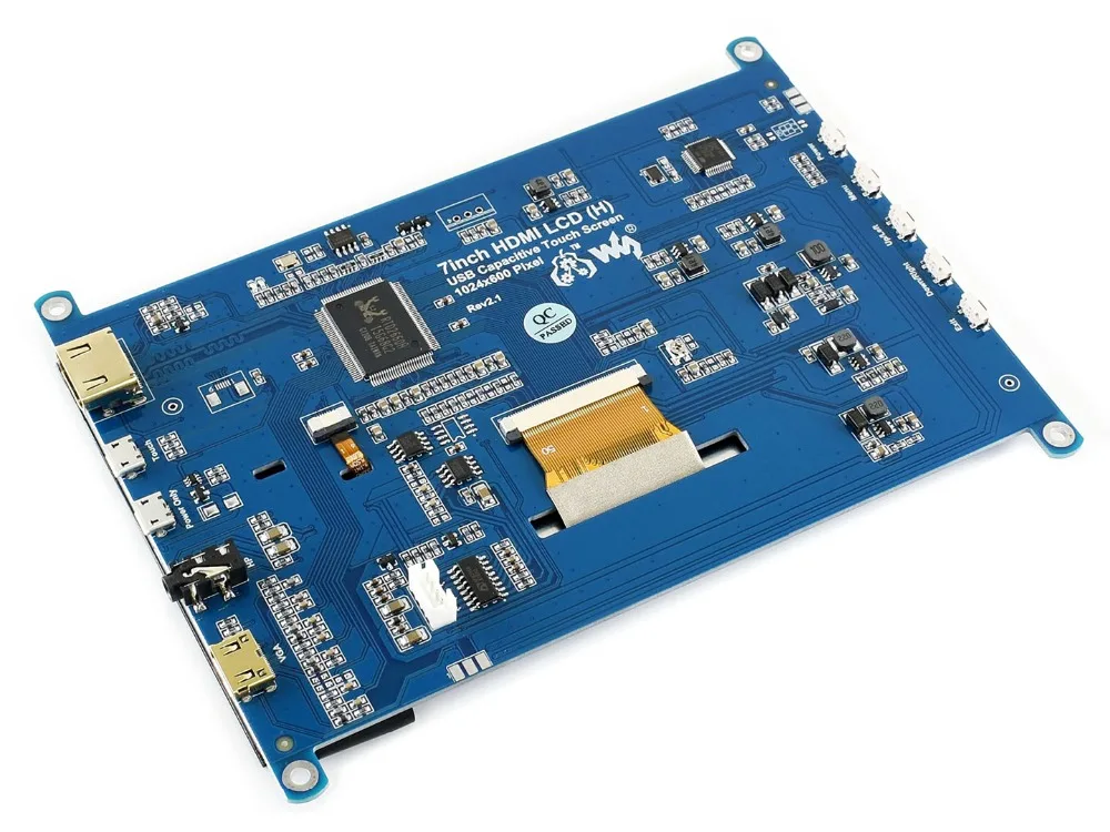 Waveshare 7 дюймовый HDMI LCD (H) монитор 1024x600 разрешение IPS емкостный сенсорный экран с