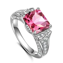 Vintage Ring Pave setting AAA zircon Cz Silver Engagement Wedding Luxury Band Party Rings For Women Bridal Bijoux Female Ring blucome luxury aaa zircon copper ring clear cz micro pave gold color rings for women flower big long section finger ring wedding