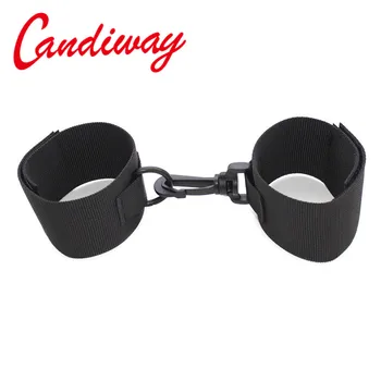 

Handcuff Ankle-cuffs BDSM Adult Sex Toy for couples Fetish Restraint Bondage Strap Sexy sm Leg Handcuffs Spreader Bar Lover Game