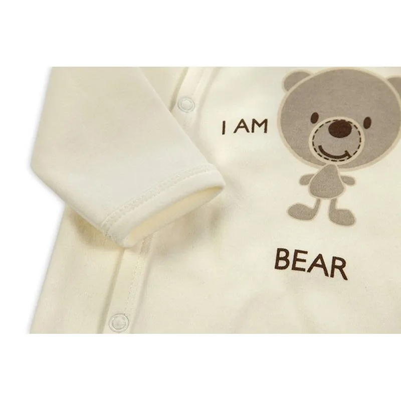 2016 New Style Baby Clothing Cotton Long Sleeve Baby Footies Spring Autumn Infant Jumpsuit Round Collar Baby Sleepers Unisex (4)