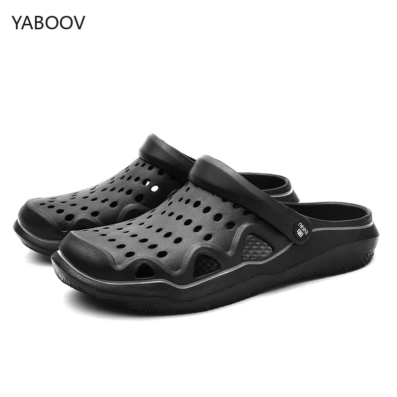 Men's Crocs Shoes Classic Clog Comfort Slip on Casual Water Shoe Mens Jelly Sandals Chef Shoes Lightweight Sandal Garden Clogs