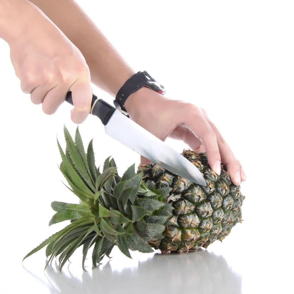 Нож для чистки ананаса из нержавеющей стали резак ломтерезка нож для удаления сердцевины инструменты для очистки сердцевины нож для овощей аксессуары для кухни спирализатор