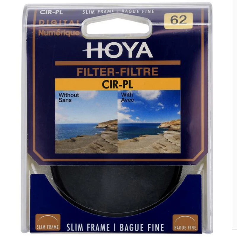 

2 in 1 62mm Hoya UV(C) Filter + CIR-PL CPL Polarizing Filter For Camera Lens