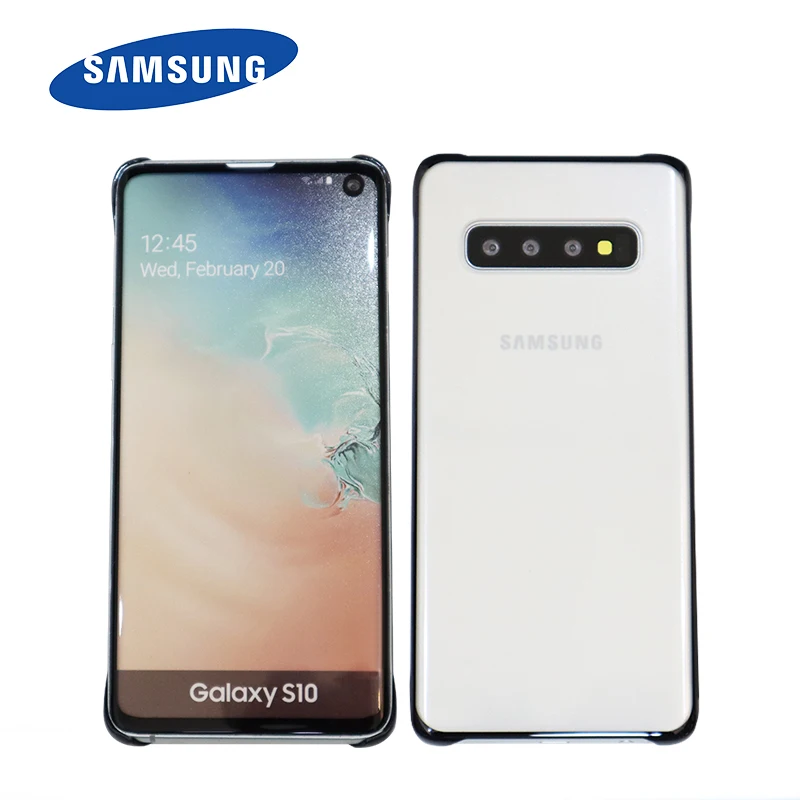 samsung S10 чехол Прозрачный чехол для Galaxy s10 S10 плюс S10+ S10E Crystal Clear покрытие жесткий защитный чехол для ПК Капа