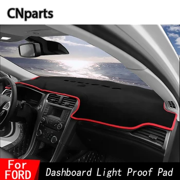 

CNparts Auto Car Dashboard Covers Mats For Ford Fiesta Explorer Escort Edge Ecosport Car Styling Sun Shade Anti-UV Accessories
