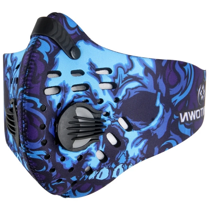 Dual Valve Riding Pro Cycling Masks camouflage Breathable Windproof