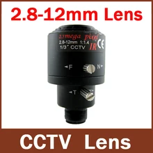 New Arrival 3.0Megpixel 3MP 1/3” 2.8mm-12mm MTV Manual Zoom Manual Focal Surceillance CCTV Lens