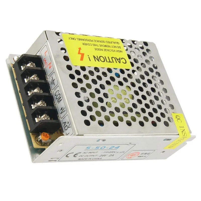 #Best AC 110 220V DC 24V 2A 48W Switch Power Supply Transformer for LED Strip Light