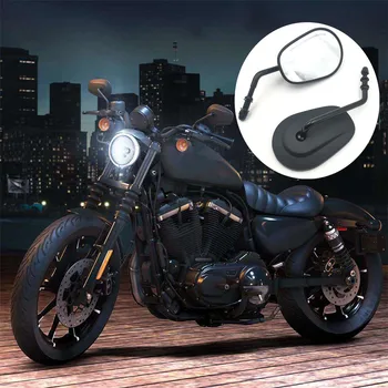 

Newest Black Rearview Side Mirrors For Harley-Davidson Sportster Motorcycle Kit