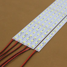 50 см супер яркий жесткий бар DC12V 36 led SMD 5630/5730 Алюминий сплав светодиодное освещение для шкафа