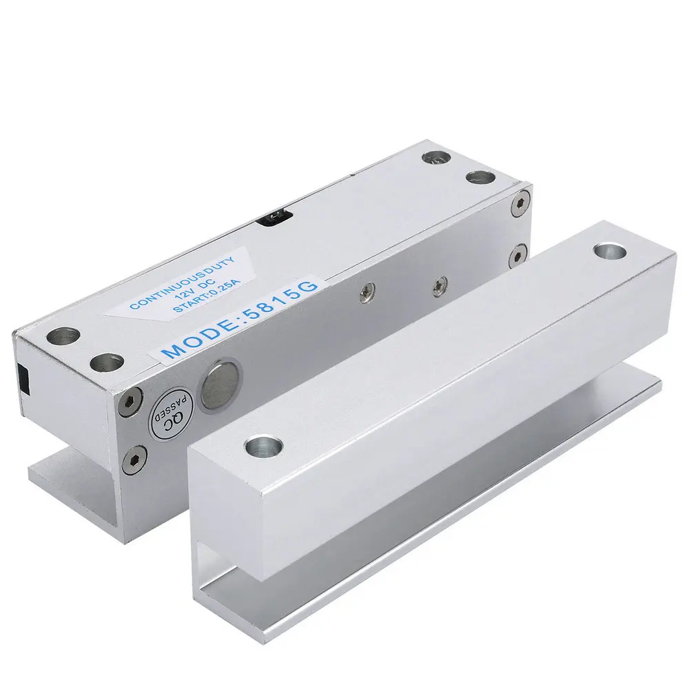 12V DC 1.2A RFID Electric Bolt Lock Frameless Glass Door NC 5 cable